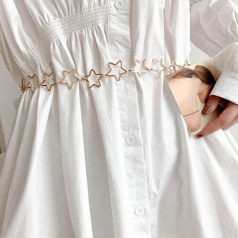 Stars chained belt