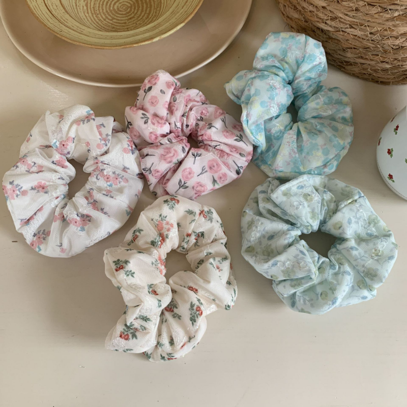 Floral Grace Scrunchies