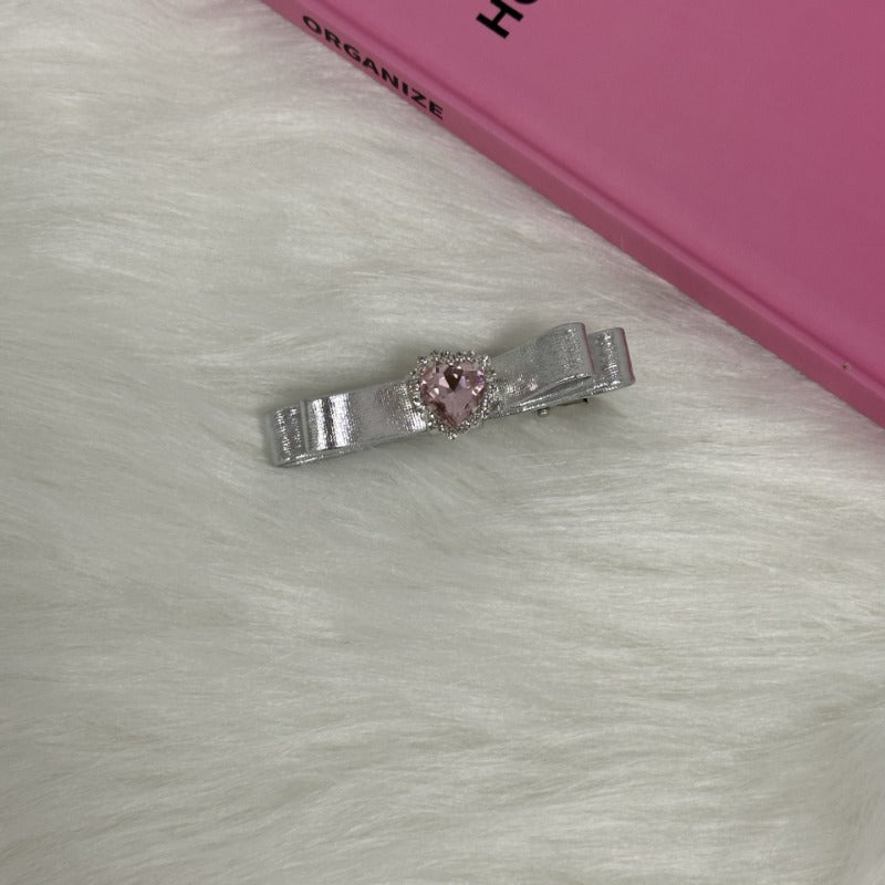 Premium Silver Metallic Hair Clips