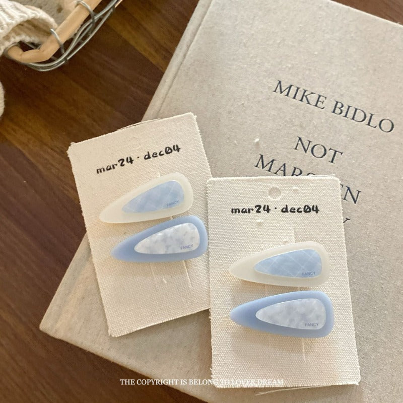 Assorted Blue Hair Accessories Set
