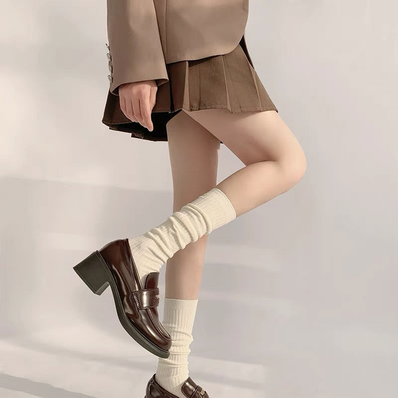 Cozy Over-the-Knee Ribbed Socks