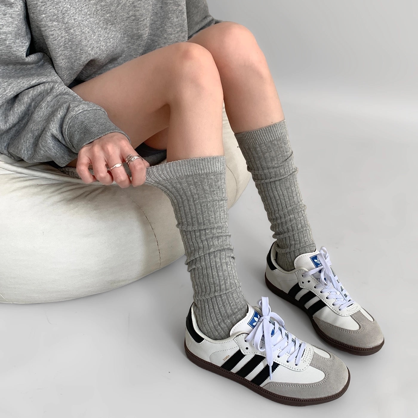 Cozy Over-the-Knee Ribbed Socks