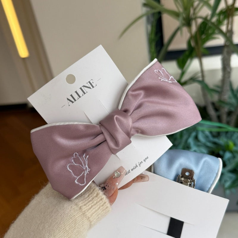 Elegant Satin Bow Hair Set