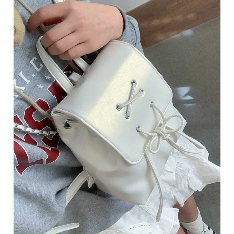 Ballet Glossy Ribbon Backpack