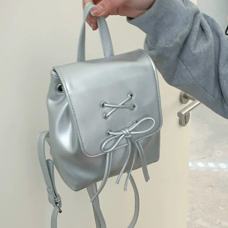Ballet Glossy Ribbon Backpack