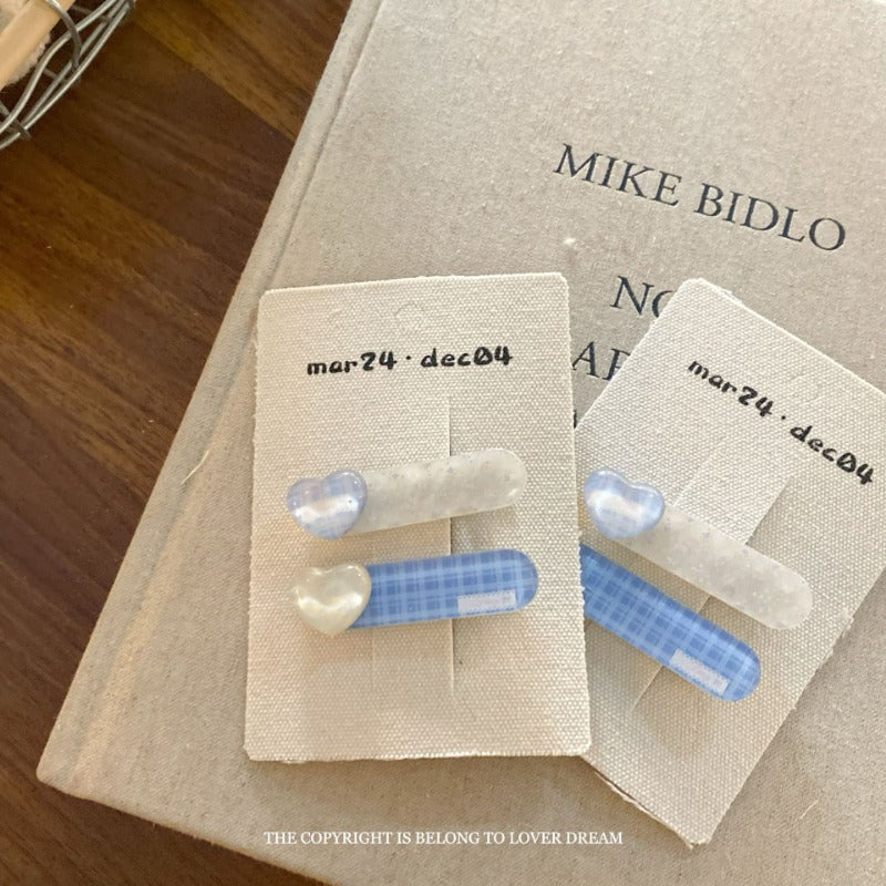 Assorted Blue Hair Accessories Set
