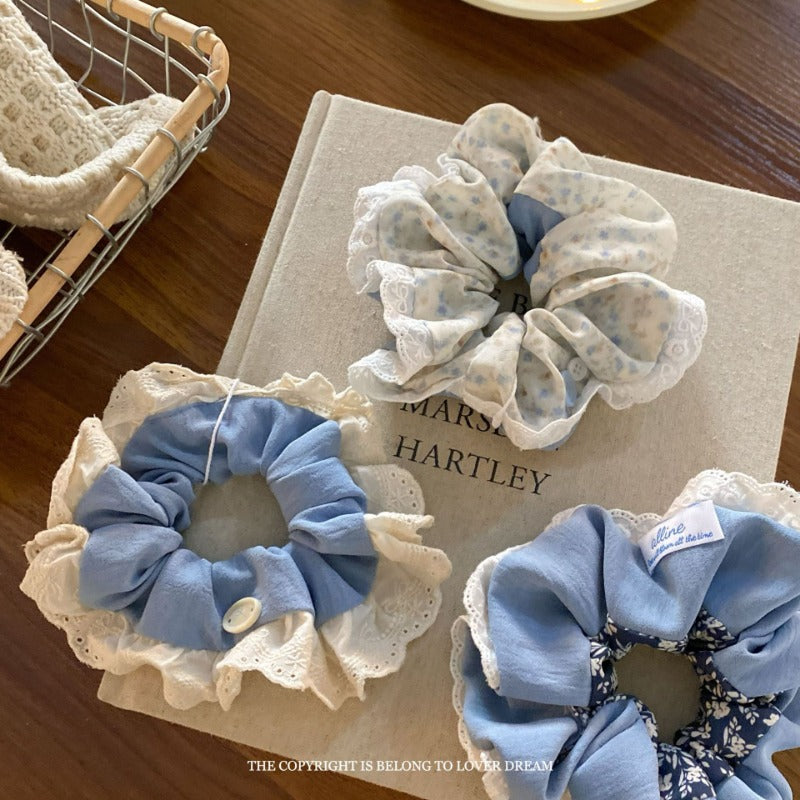 Assorted Blue Hair Accessories Set