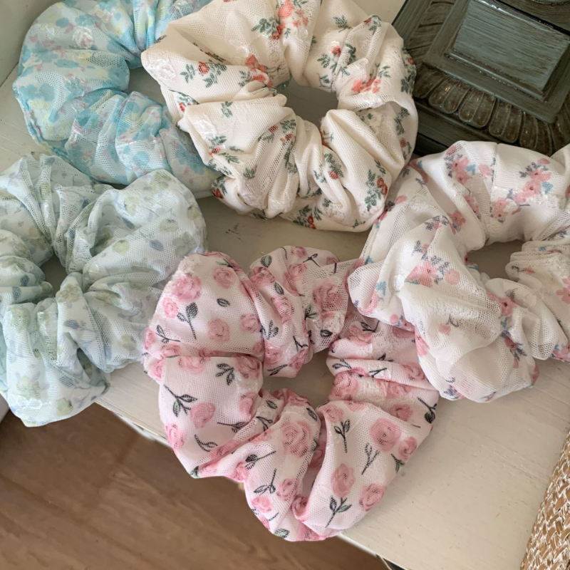 Floral Grace Scrunchies