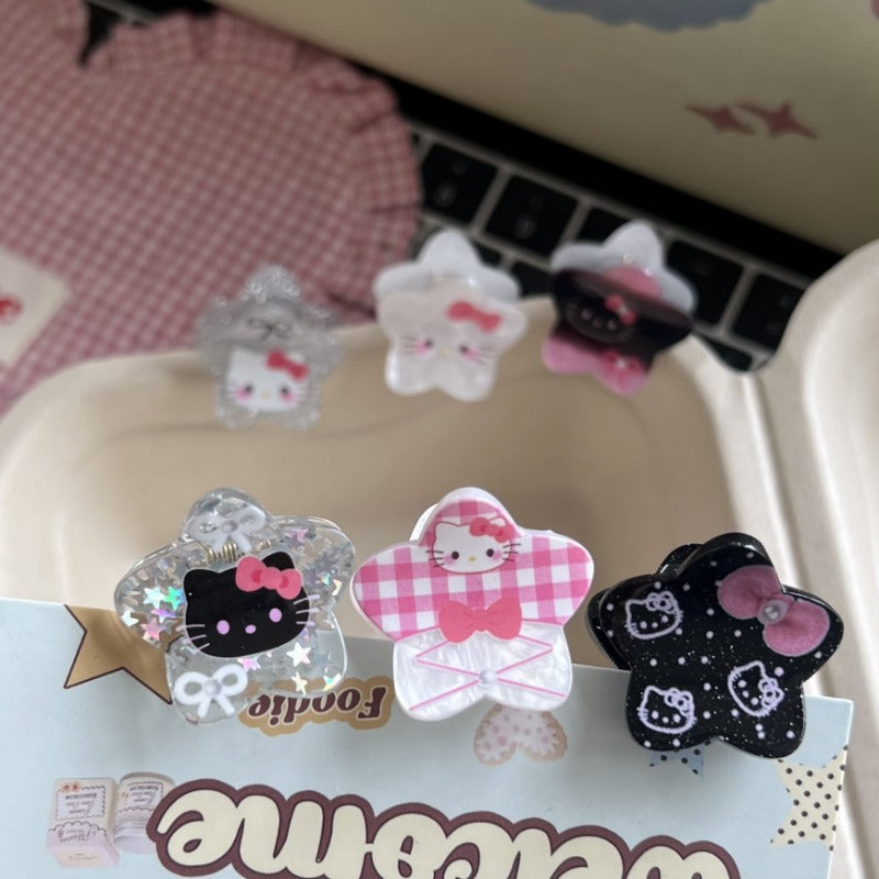 Hello Kitty Star Hair Clips