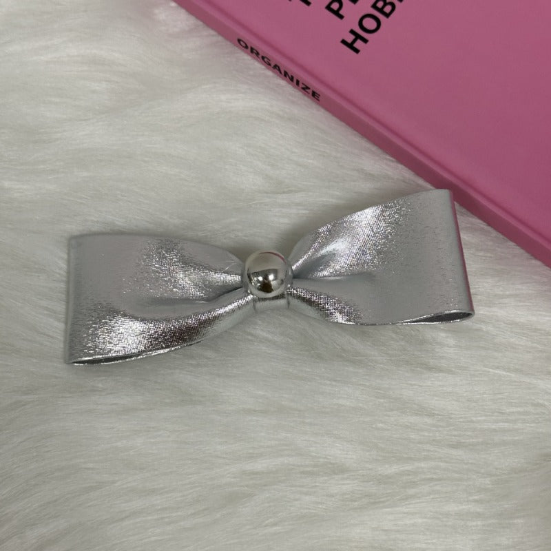 Premium Silver Metallic Hair Clips