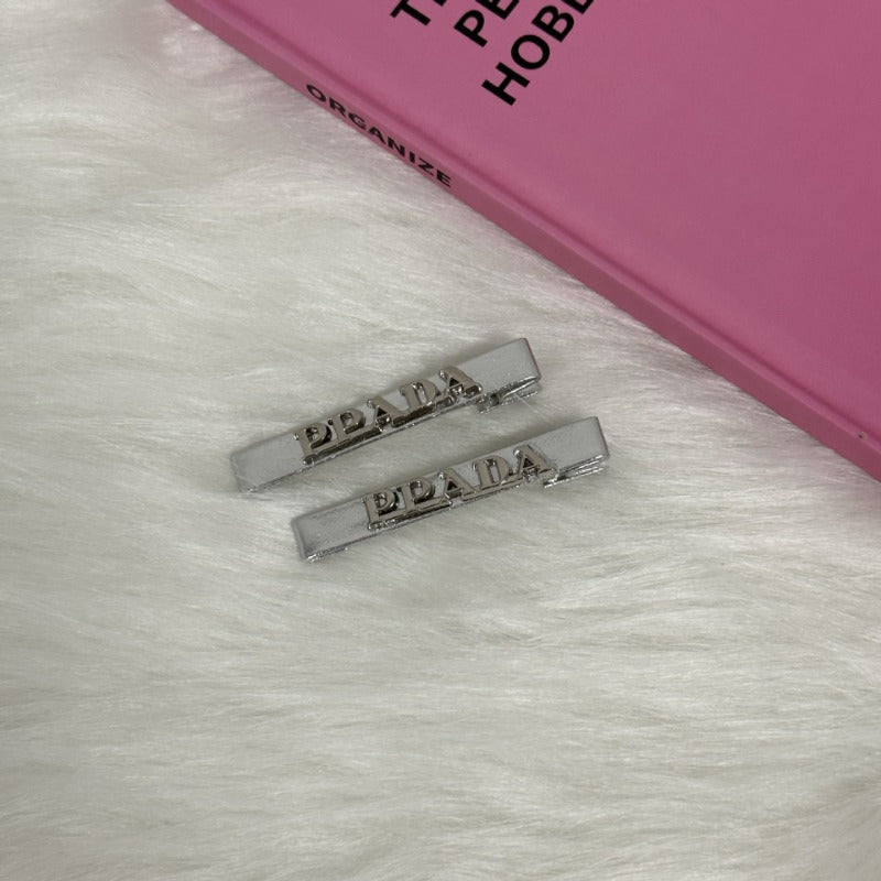 Premium Silver Metallic Hair Clips