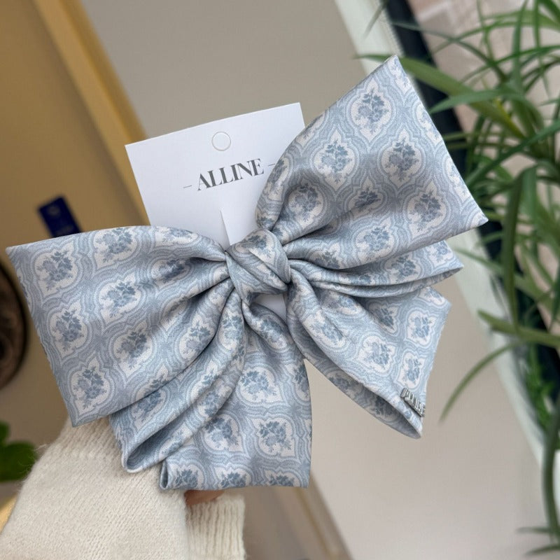 Plaid Heart Hair Clip Set