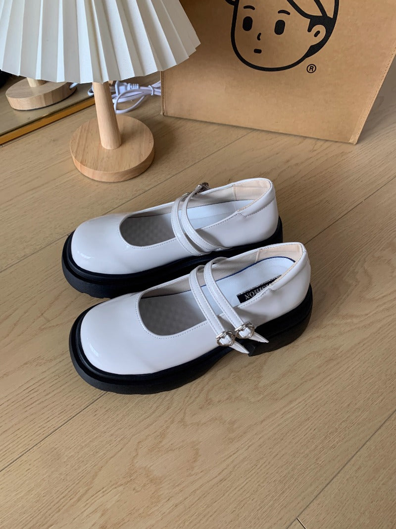 Classic Glossy Mary Jane Shoes