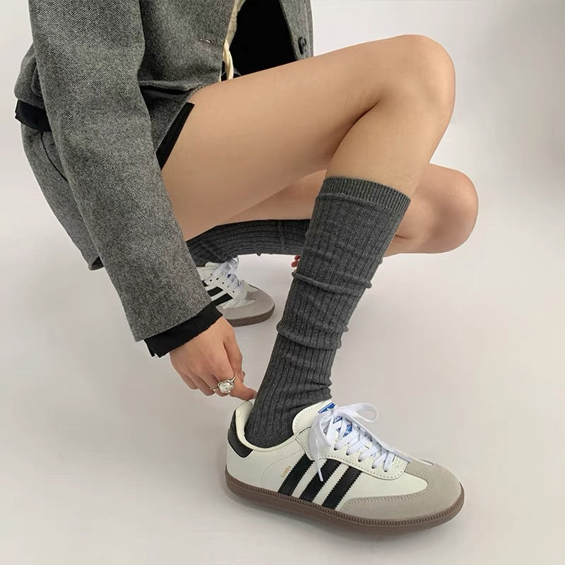 Cozy Over-the-Knee Ribbed Socks