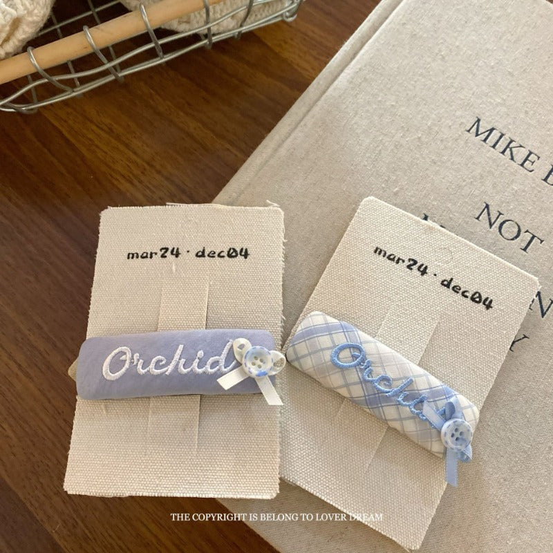 Assorted Blue Hair Accessories Set