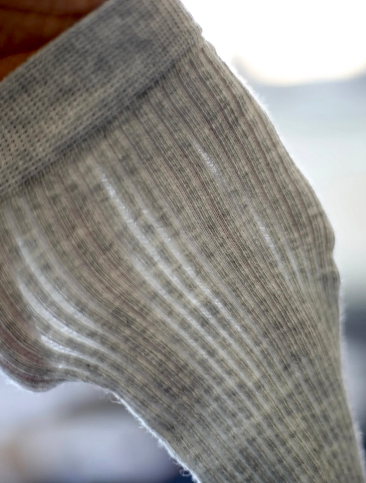 Soft Ribbed Crew Socks