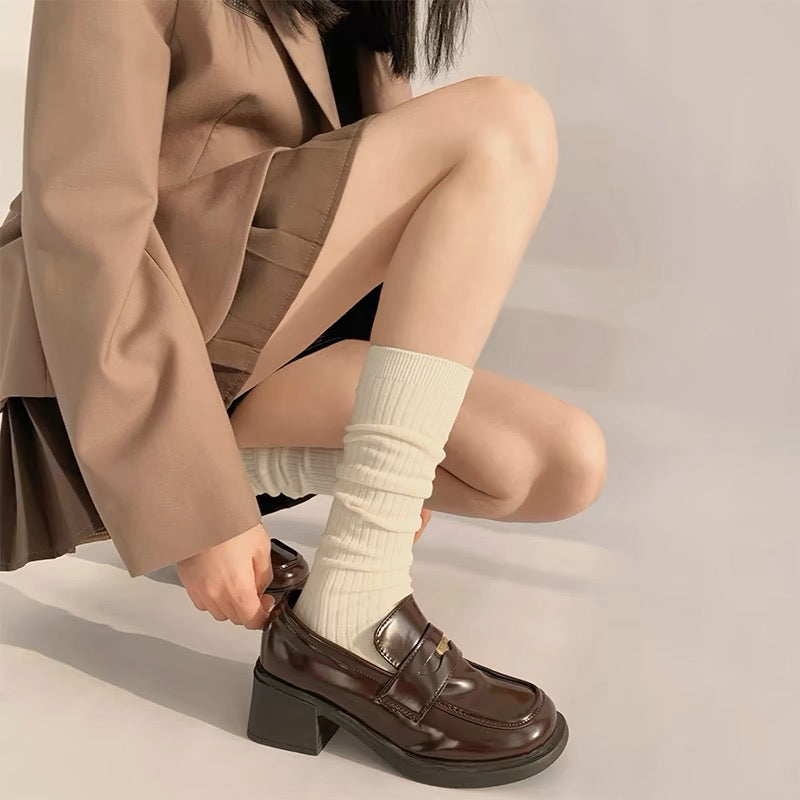 Cozy Over-the-Knee Ribbed Socks