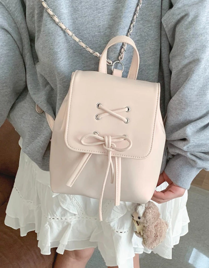 Ballet Glossy Ribbon Backpack
