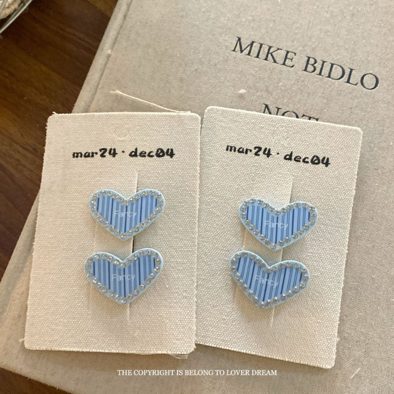 Assorted Blue Hair Accessories Set