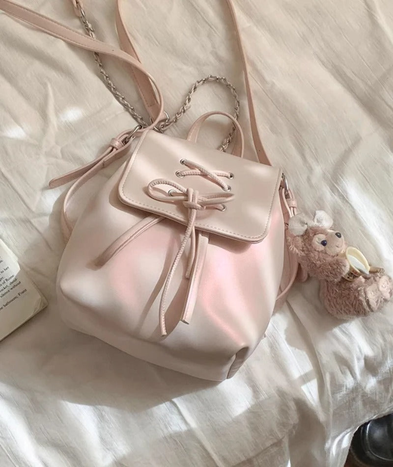 Ballet Glossy Ribbon Backpack