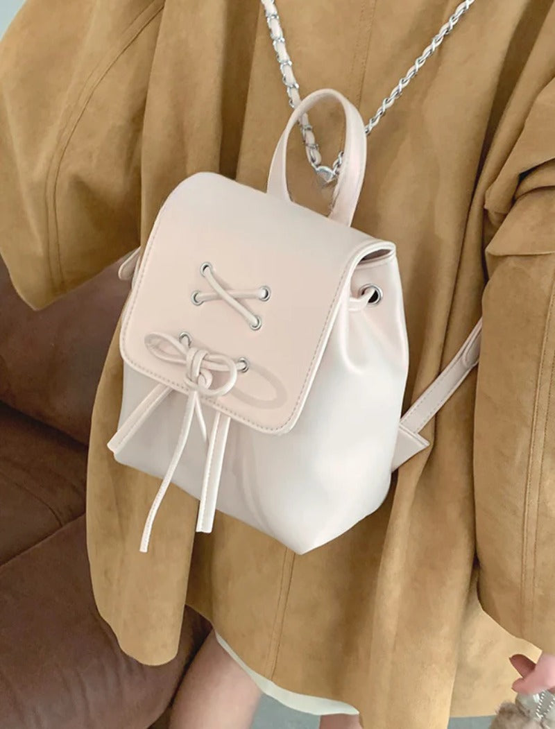 Ballet Glossy Ribbon Backpack