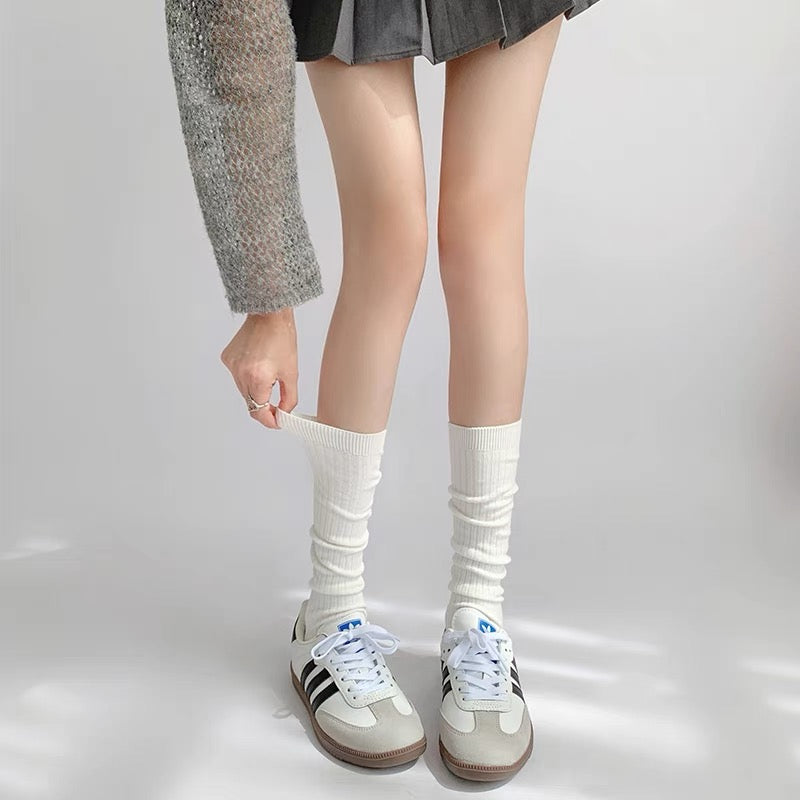 Cozy Over-the-Knee Ribbed Socks