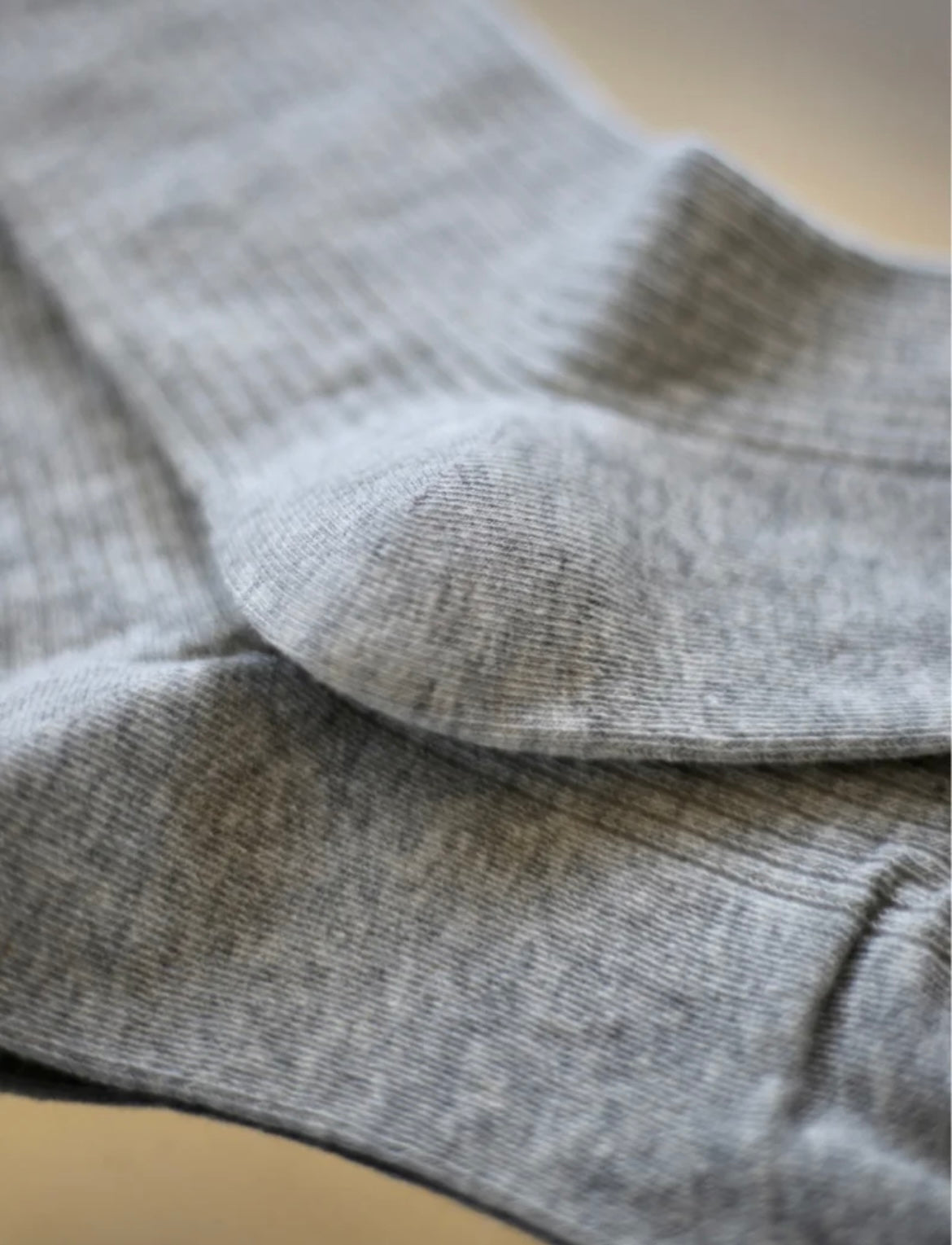 Soft Ribbed Crew Socks