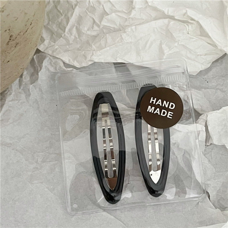 Neutral Matte Snap Hair Clips