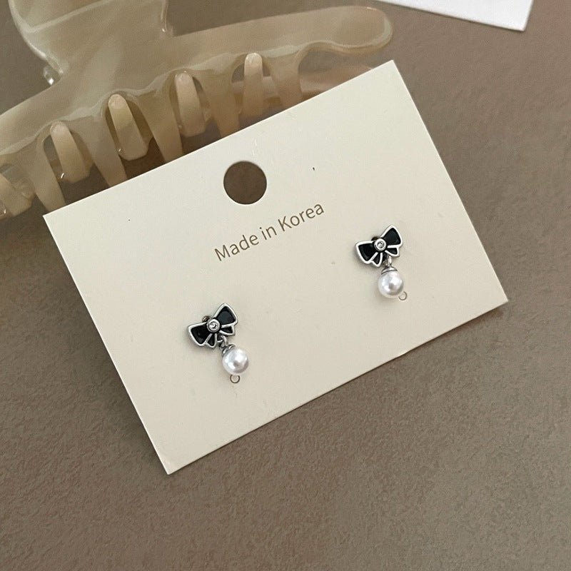 Bowknot Pearl Earring