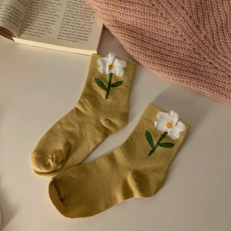 Tulip Garden Socks