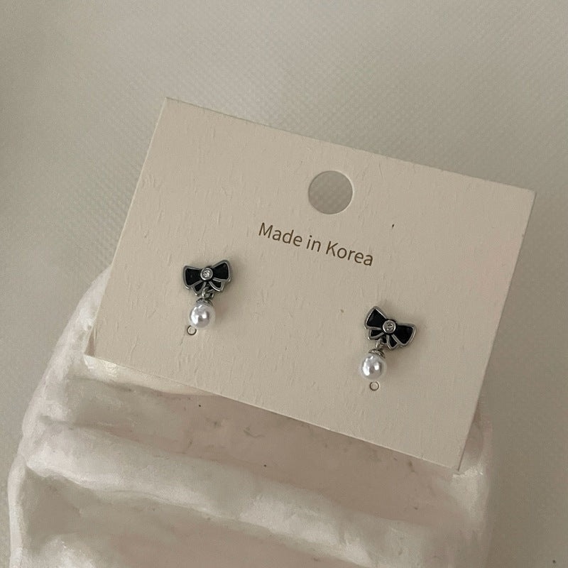 Bowknot Pearl Earring