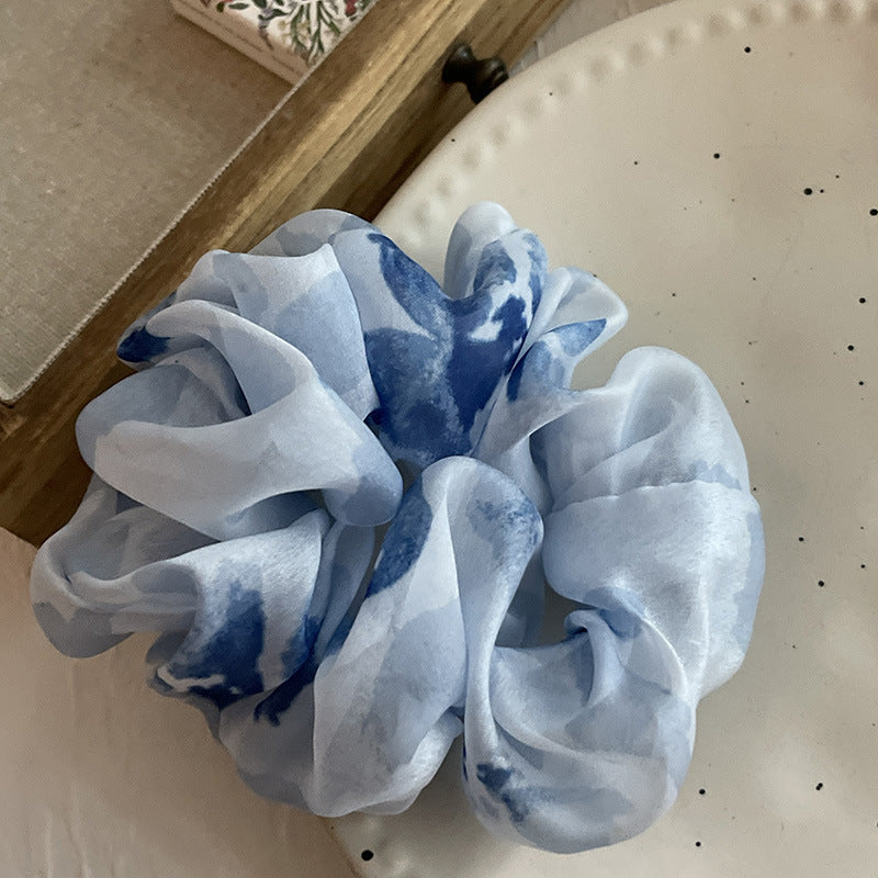 Floral Delight Chiffon Scrunchies