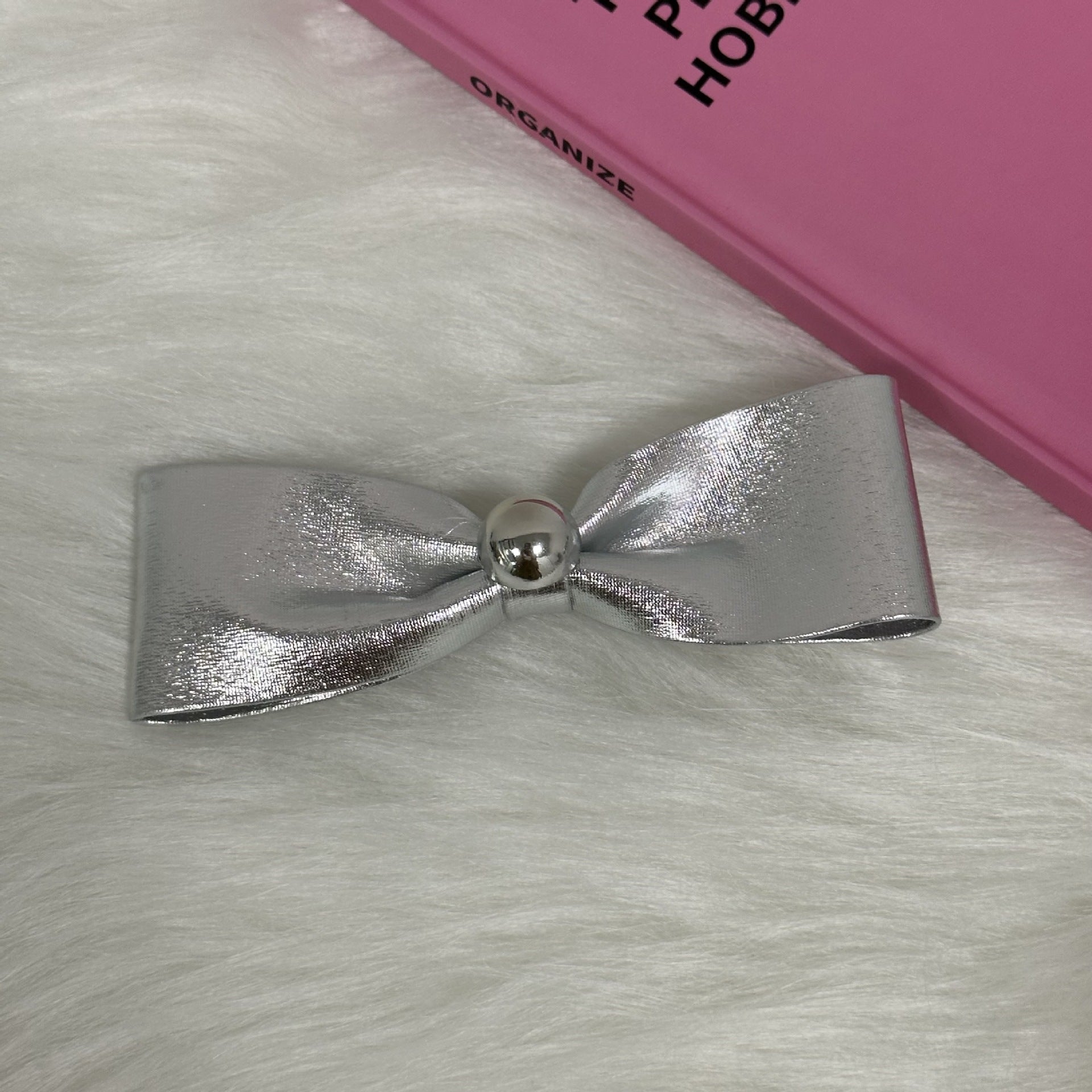 Premium Silver Metallic Hair Clips