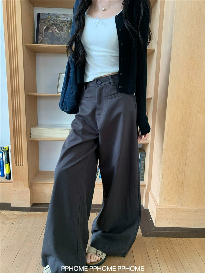 Wide-Leg Chinos