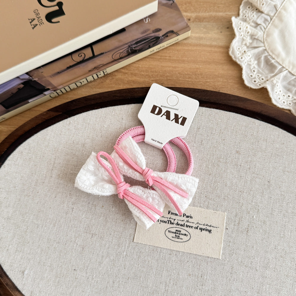 Pastel Plaid Hair Clip Set