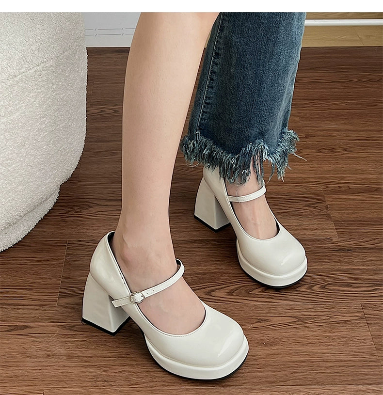 Karina Mid Heel Mary Jane