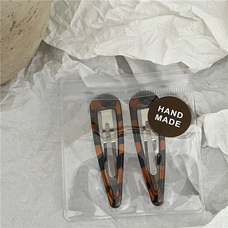 Neutral Matte Snap Hair Clips
