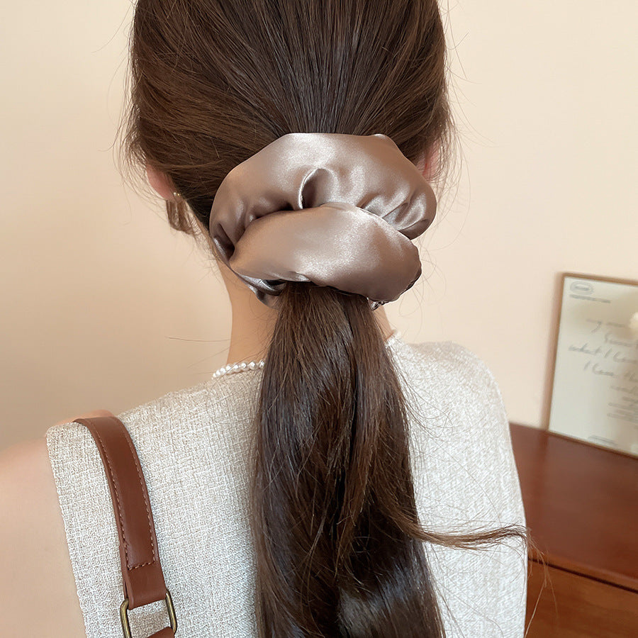 Polka Dot Lace Scrunchie