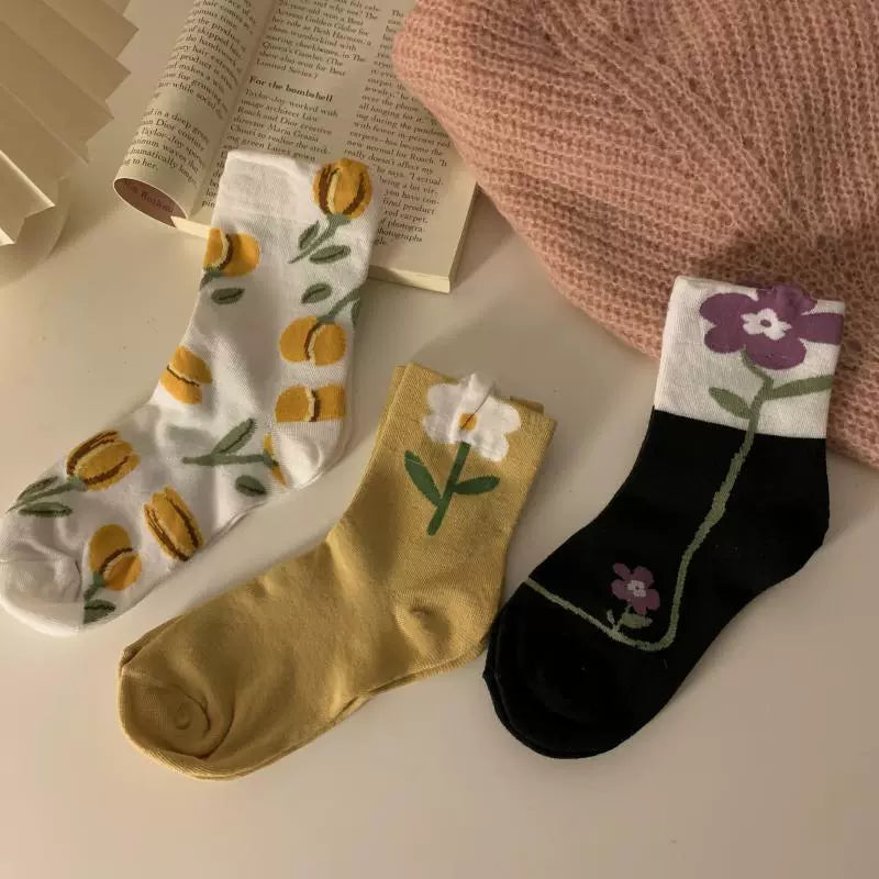 Tulip Garden Socks