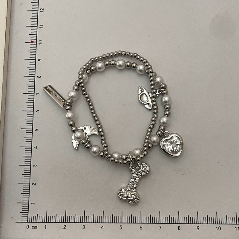 Mini Bone silver Bracelet