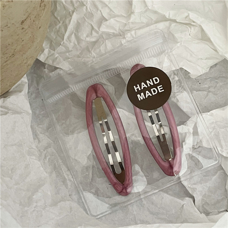 Neutral Matte Snap Hair Clips