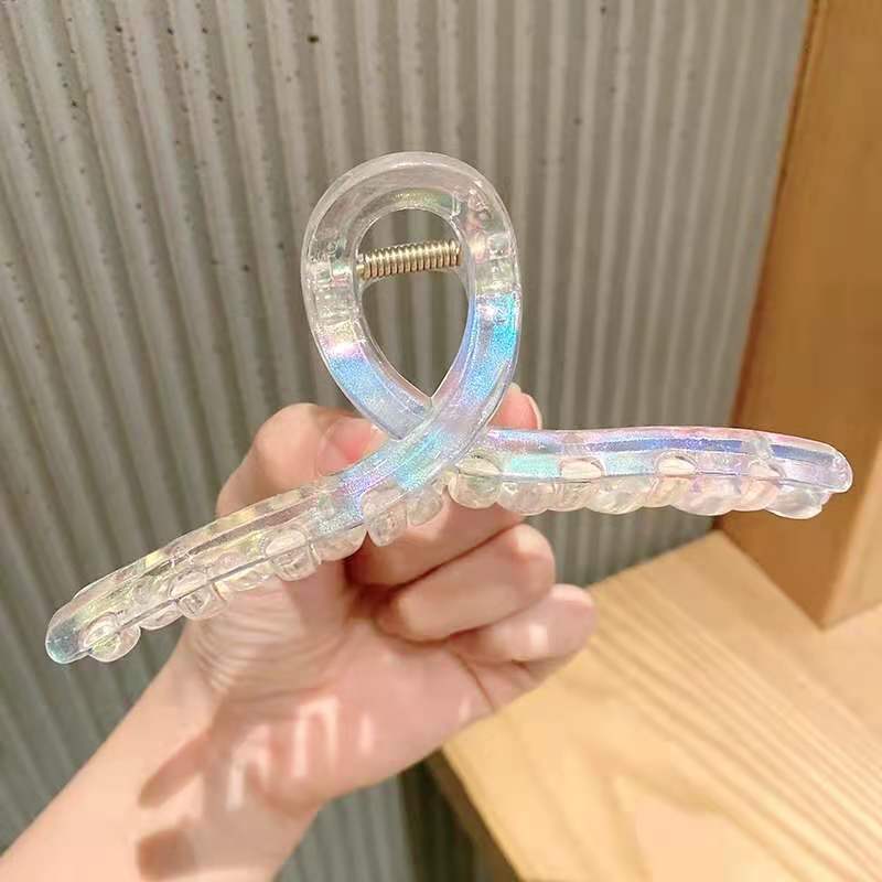 Laser Gleam Twisted Claw Clip