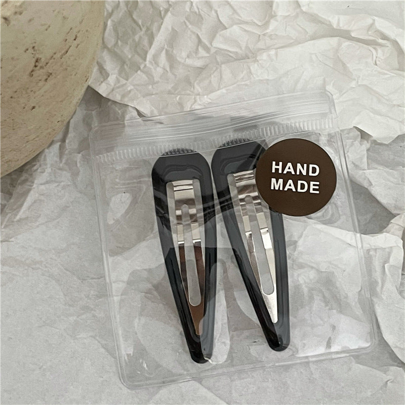 Neutral Matte Snap Hair Clips