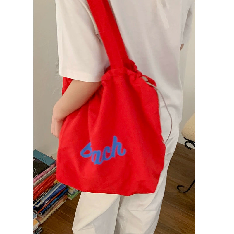 Beach Drawstring Tote Bag