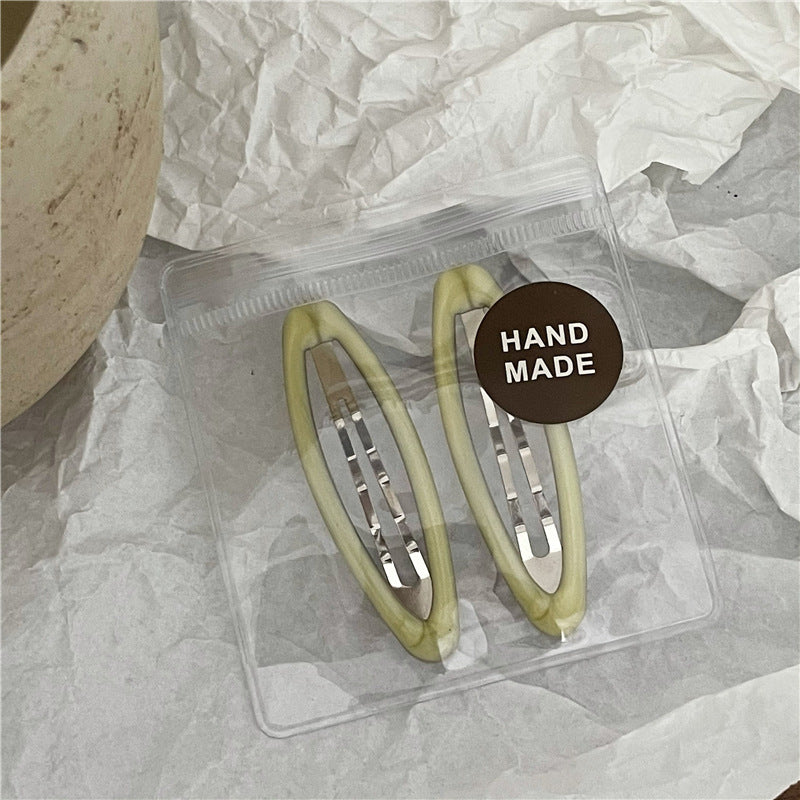 Neutral Matte Snap Hair Clips