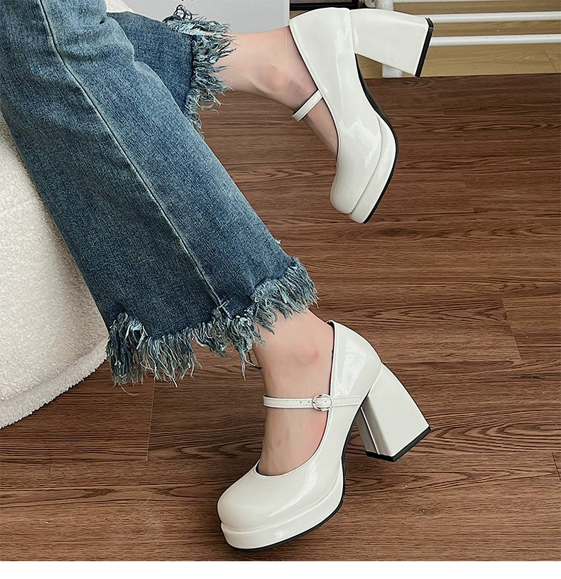 Karina Mid Heel Mary Jane