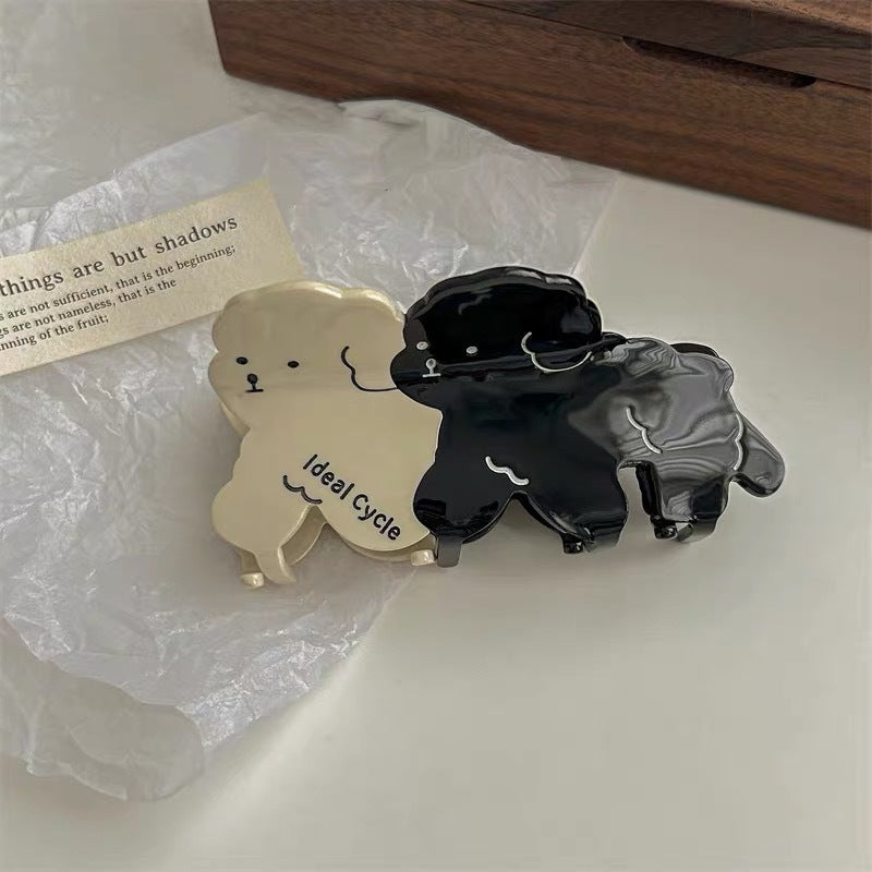 Charming Patterned Hair Claw Set