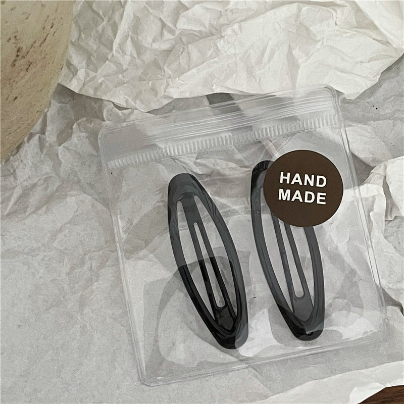 Neutral Matte Snap Hair Clips