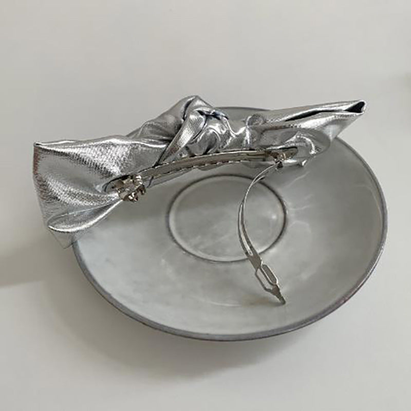 Premium Silver Metallic Hair Clips