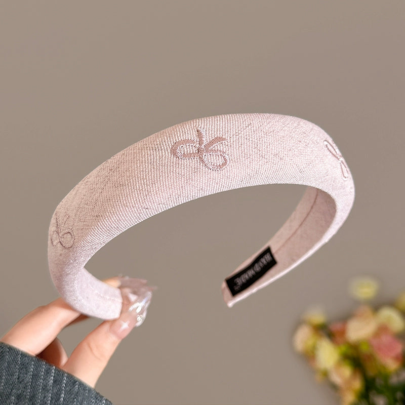 Sweet Bow Accent Headband Scrunchie Set